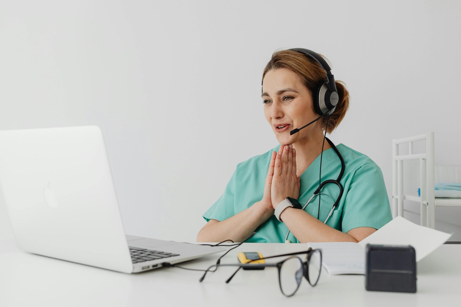 Virtual telemedicine visit